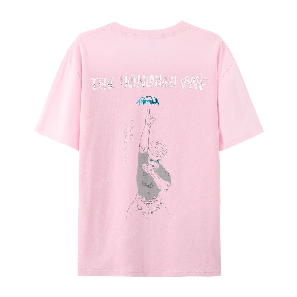 The Honored One Anime Printed  Casual Short Sleeve T-Shirt  