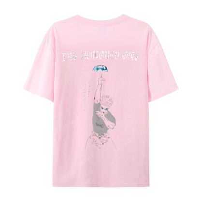 The Honored One Anime Printed  Casual Short Sleeve T-Shirt  