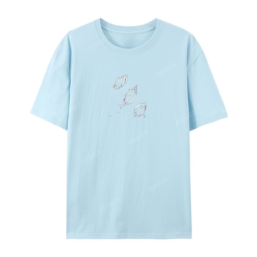 The Honored One Anime Printed  Casual Short Sleeve T-Shirt  