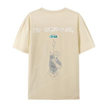 The Honored One Anime Printed  Casual Short Sleeve T-Shirt  