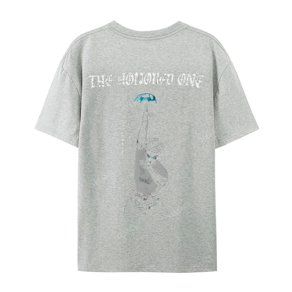 The Honored One Anime Printed  Casual Short Sleeve T-Shirt  