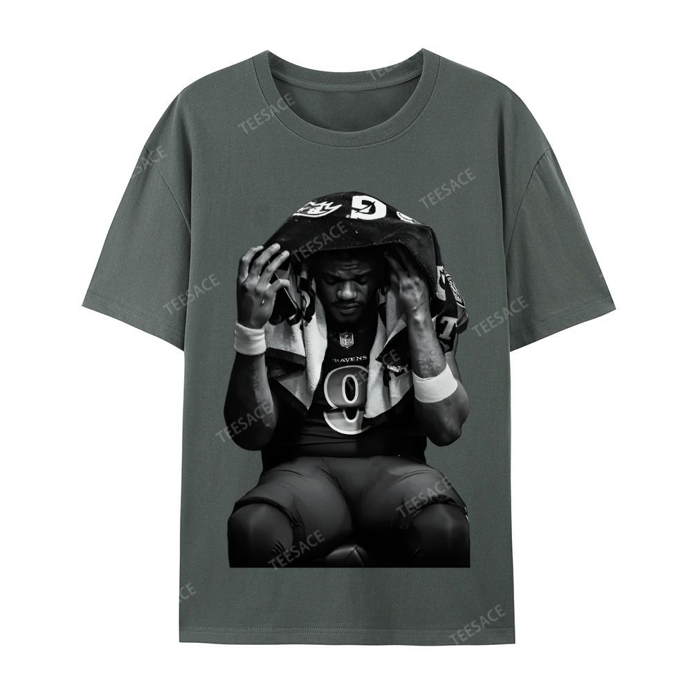 LAMAR JACKSON Tee  Casual Short Sleeve T-Shirt 