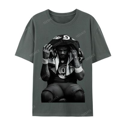 LAMAR JACKSON Tee  Casual Short Sleeve T-Shirt 