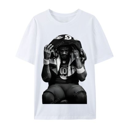 LAMAR JACKSON Tee  Casual Short Sleeve T-Shirt 