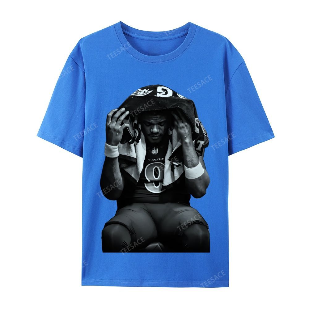 LAMAR JACKSON Tee  Casual Short Sleeve T-Shirt 