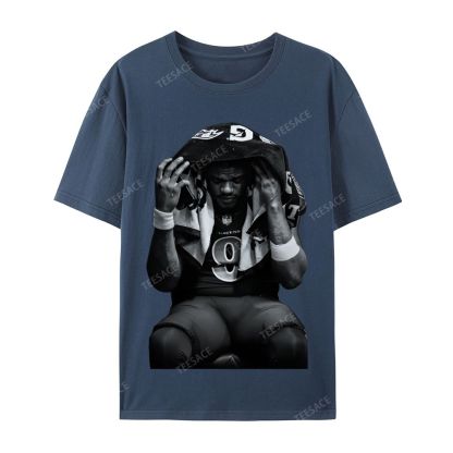 LAMAR JACKSON Tee  Casual Short Sleeve T-Shirt 