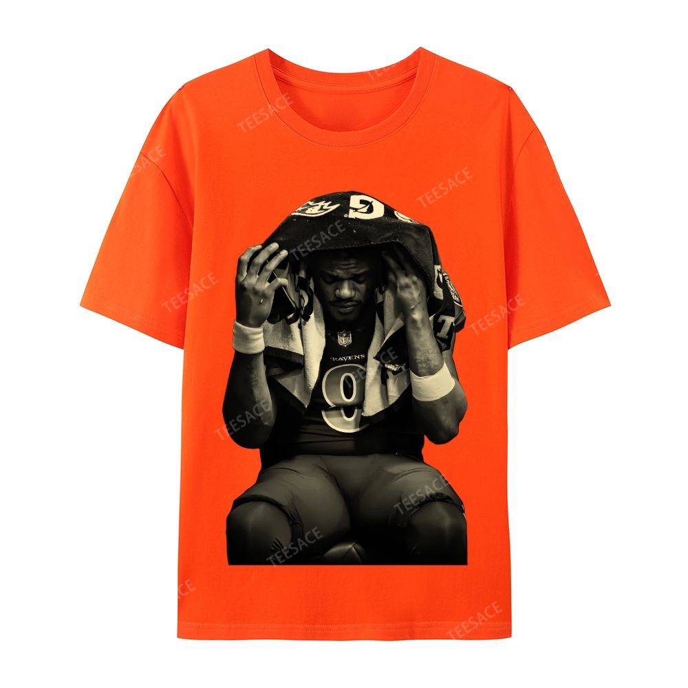 LAMAR JACKSON Tee  Casual Short Sleeve T-Shirt 