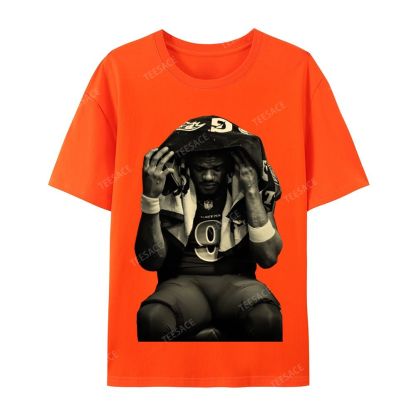LAMAR JACKSON Tee  Casual Short Sleeve T-Shirt 