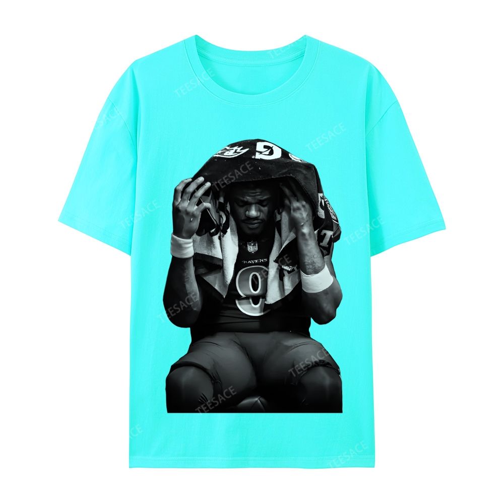 LAMAR JACKSON Tee  Casual Short Sleeve T-Shirt 