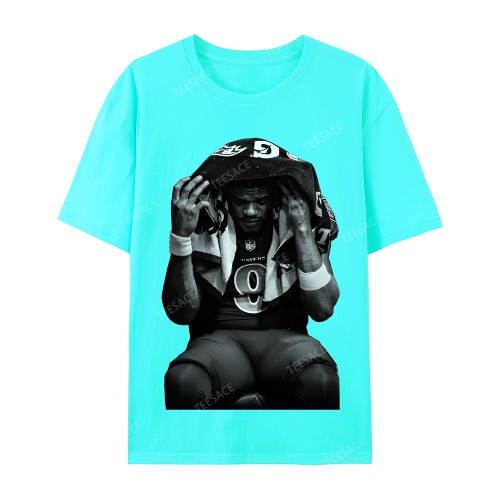 LAMAR JACKSON Tee  Casual Short Sleeve T-Shirt 