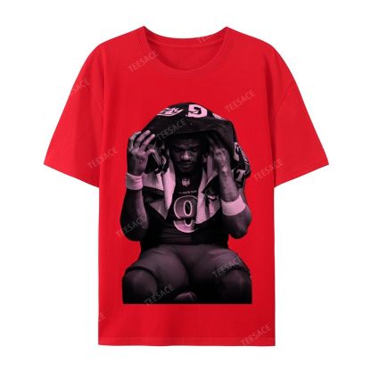 LAMAR JACKSON Tee  Casual Short Sleeve T-Shirt 