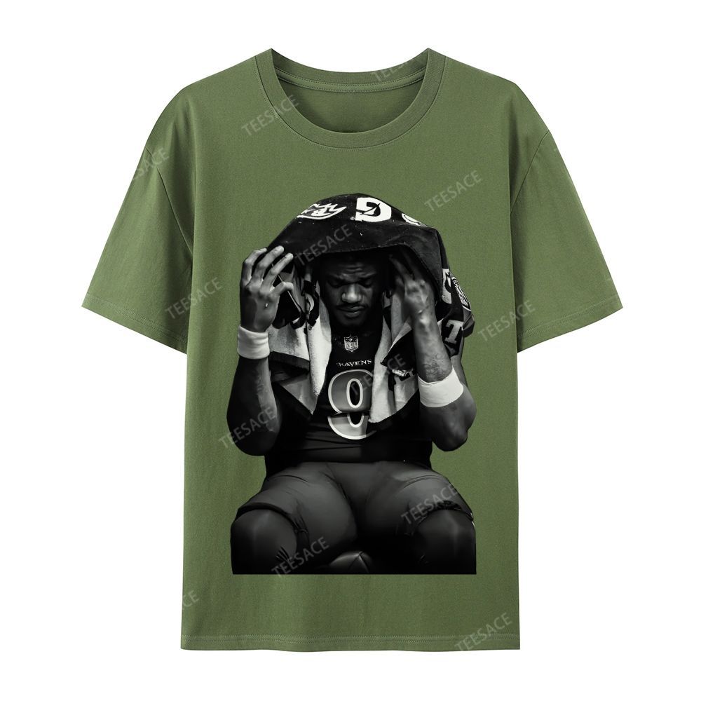 LAMAR JACKSON Tee  Casual Short Sleeve T-Shirt 