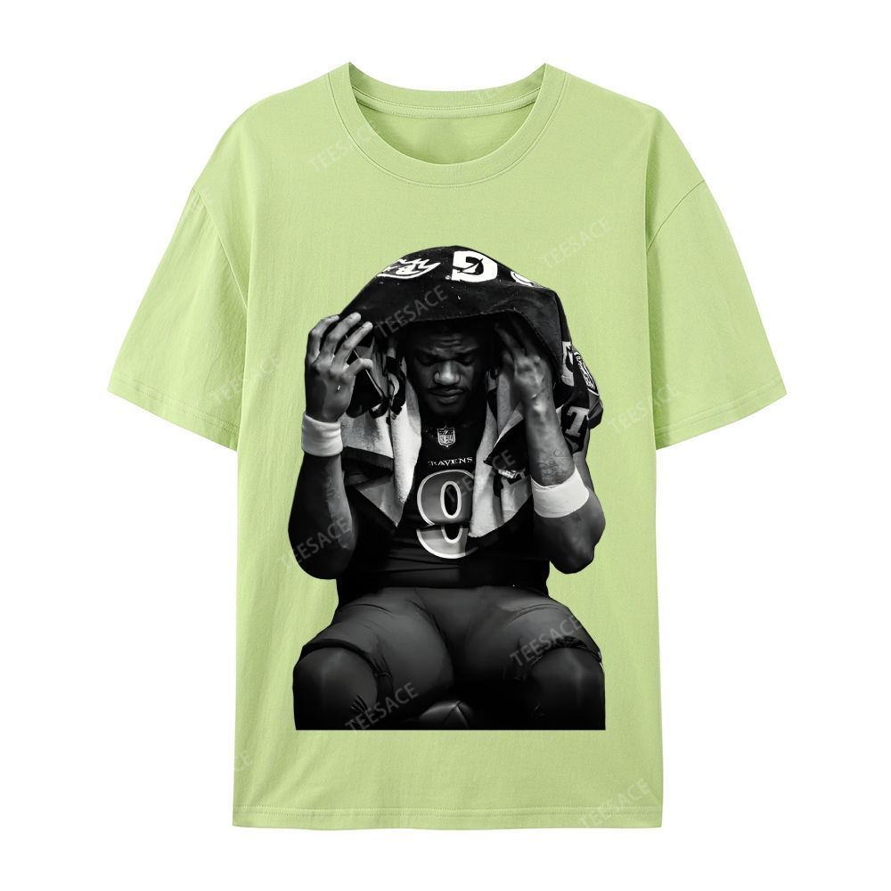 LAMAR JACKSON Tee  Casual Short Sleeve T-Shirt 