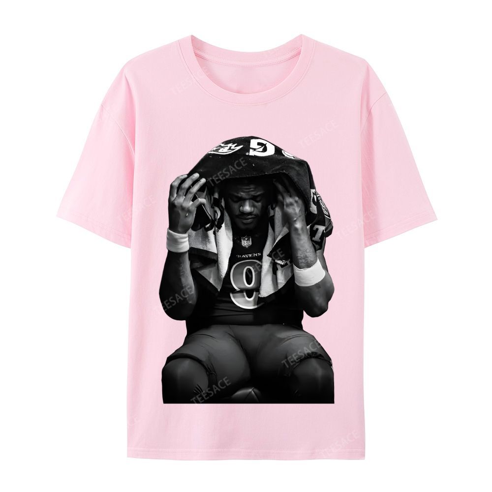 LAMAR JACKSON Tee  Casual Short Sleeve T-Shirt 