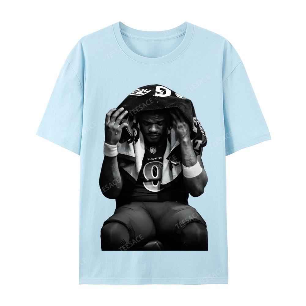 LAMAR JACKSON Tee  Casual Short Sleeve T-Shirt 