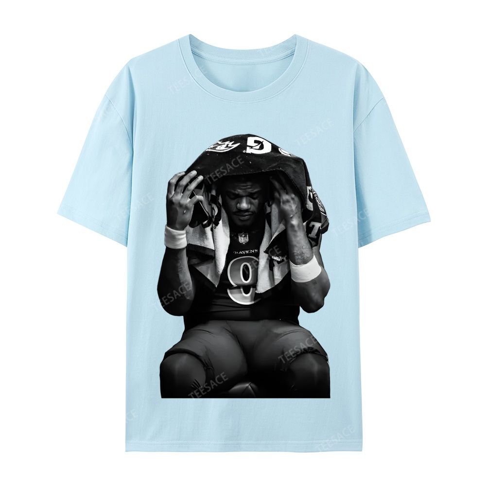 LAMAR JACKSON Tee  Casual Short Sleeve T-Shirt 