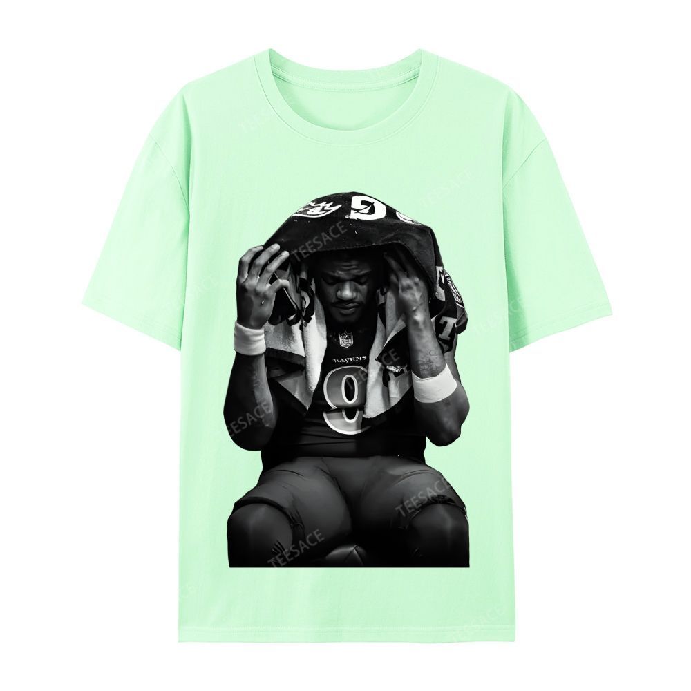 LAMAR JACKSON Tee  Casual Short Sleeve T-Shirt 