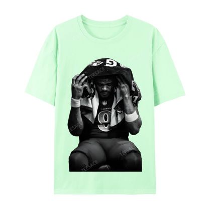 LAMAR JACKSON Tee  Casual Short Sleeve T-Shirt 