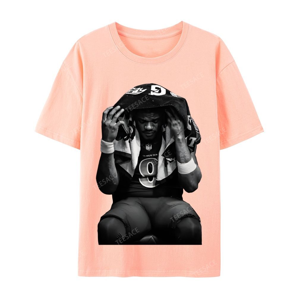 LAMAR JACKSON Tee  Casual Short Sleeve T-Shirt 