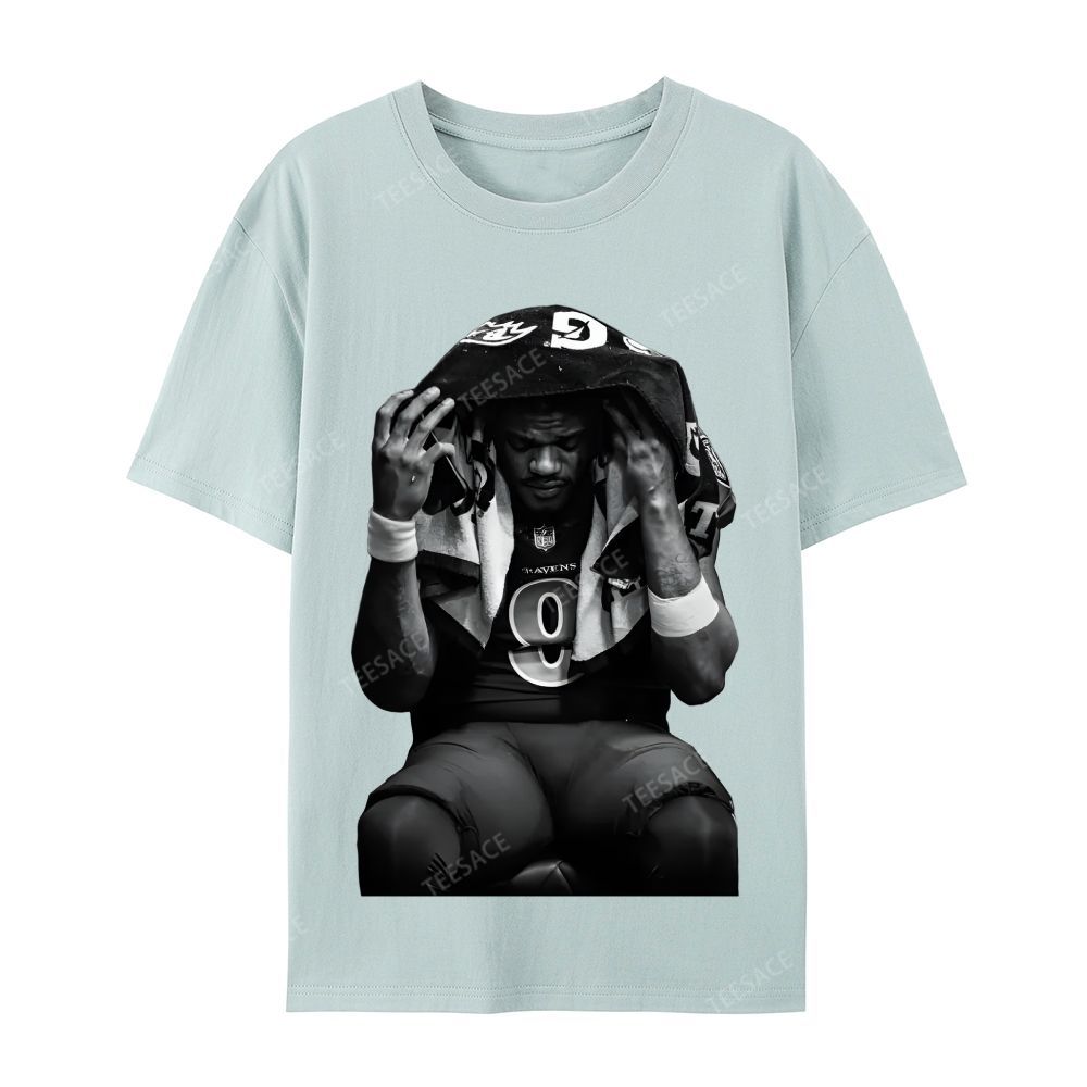 LAMAR JACKSON Tee  Casual Short Sleeve T-Shirt 
