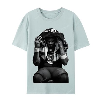 LAMAR JACKSON Tee  Casual Short Sleeve T-Shirt 