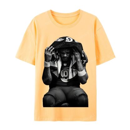 LAMAR JACKSON Tee  Casual Short Sleeve T-Shirt 