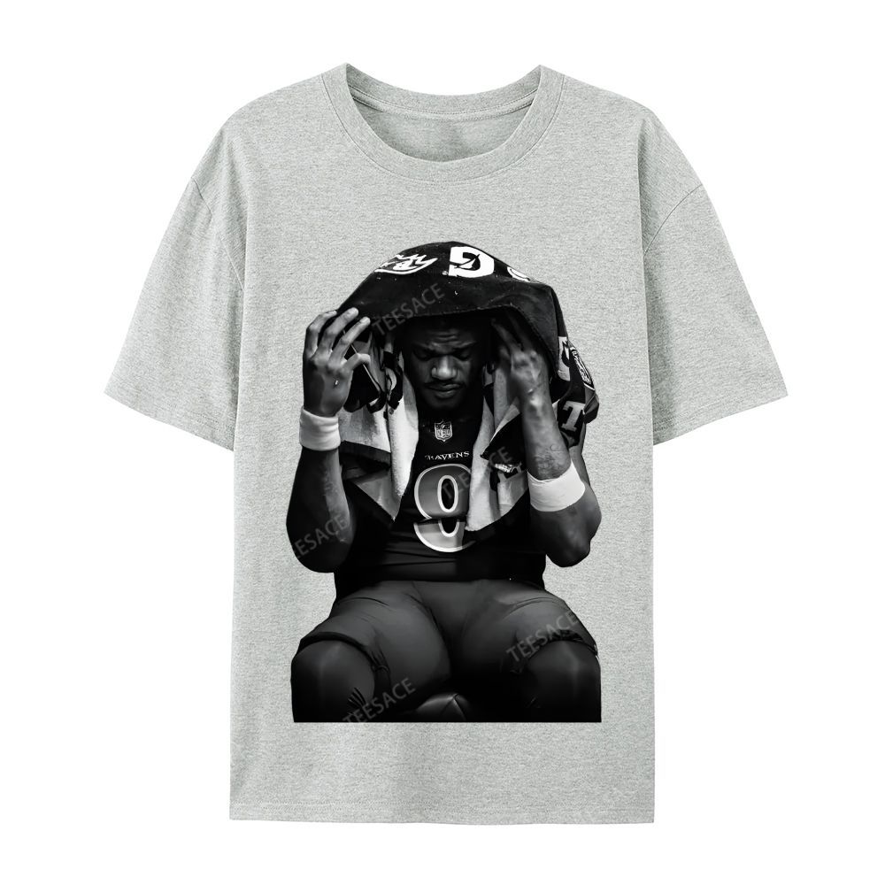 LAMAR JACKSON Tee  Casual Short Sleeve T-Shirt 