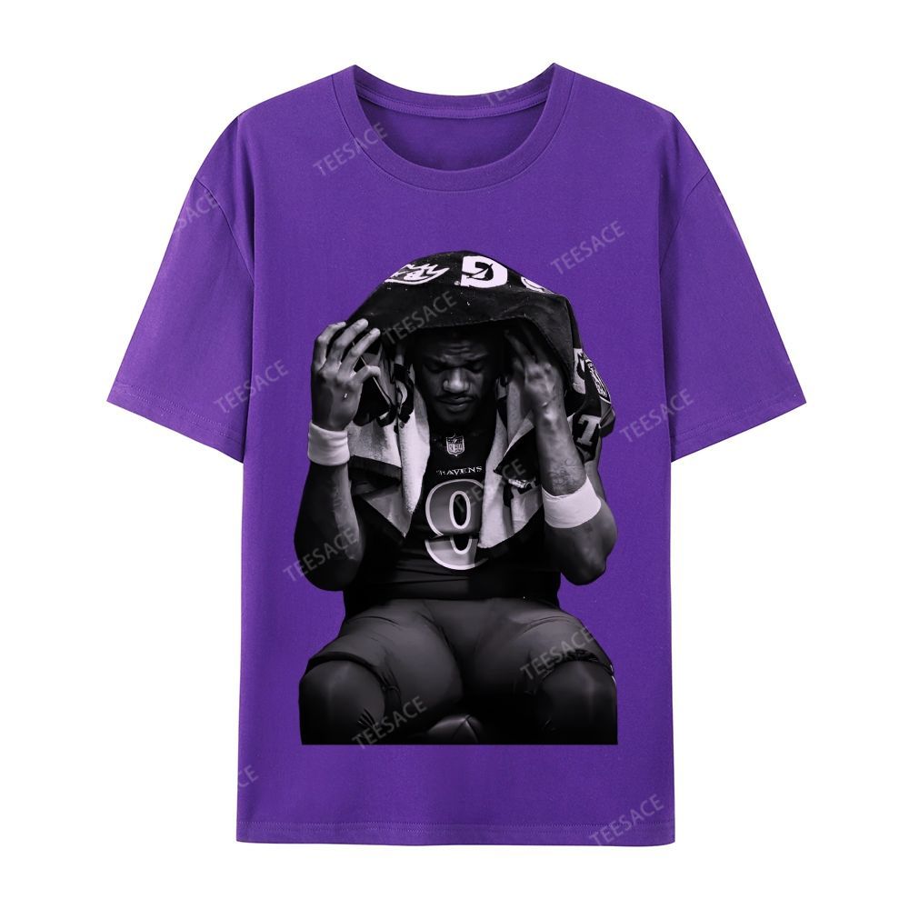 LAMAR JACKSON Tee  Casual Short Sleeve T-Shirt 