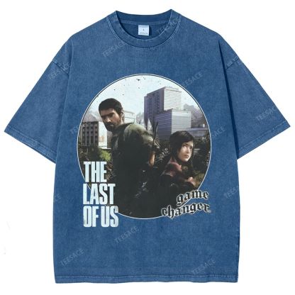 Unisex Fit Washed T-Shirt  THE LAST OF US Tee - [DS] 