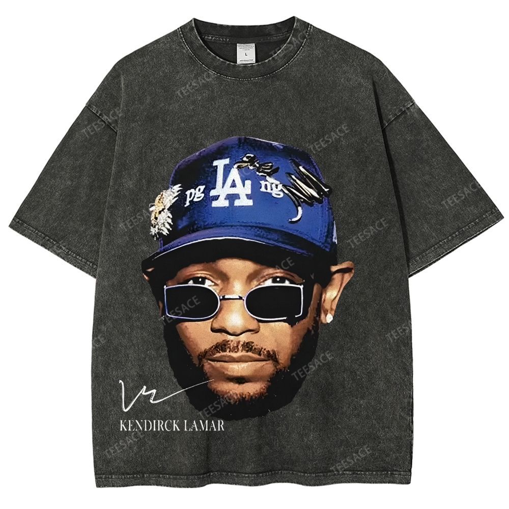 Unisex-Adult Ultra Cotton Washed T-Shirt Graphic KENDRICK LAMAR- IT'S 