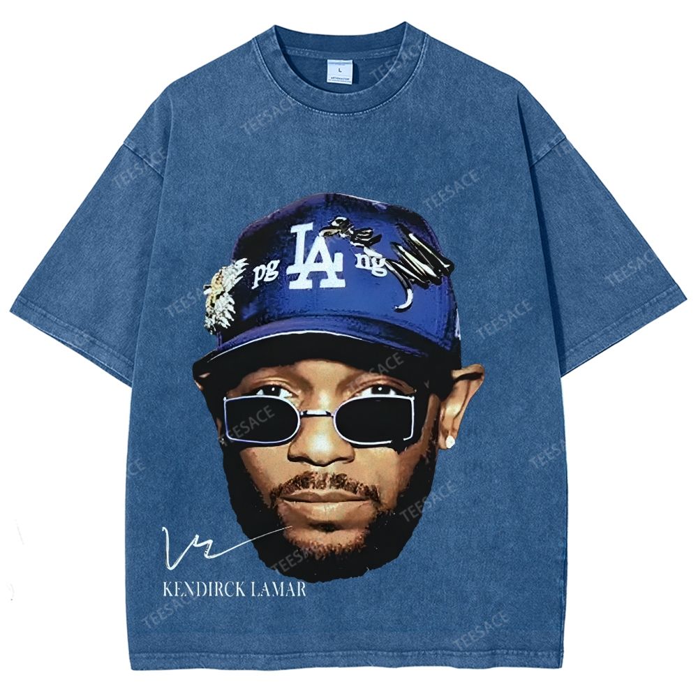 Unisex-Adult Ultra Cotton Washed T-Shirt Graphic  KENDRICK LAMAR- IT'S JUST BIG ME V2 TEE