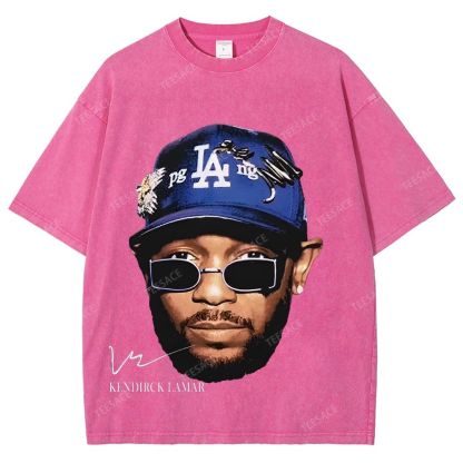 Unisex-Adult Ultra Cotton Washed T-Shirt Graphic  KENDRICK LAMAR- IT'S JUST BIG ME V2 TEE