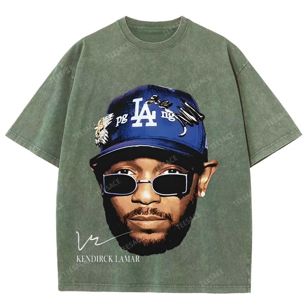 Unisex-Adult Ultra Cotton Washed T-Shirt Graphic  KENDRICK LAMAR- IT'S JUST BIG ME V2 TEE