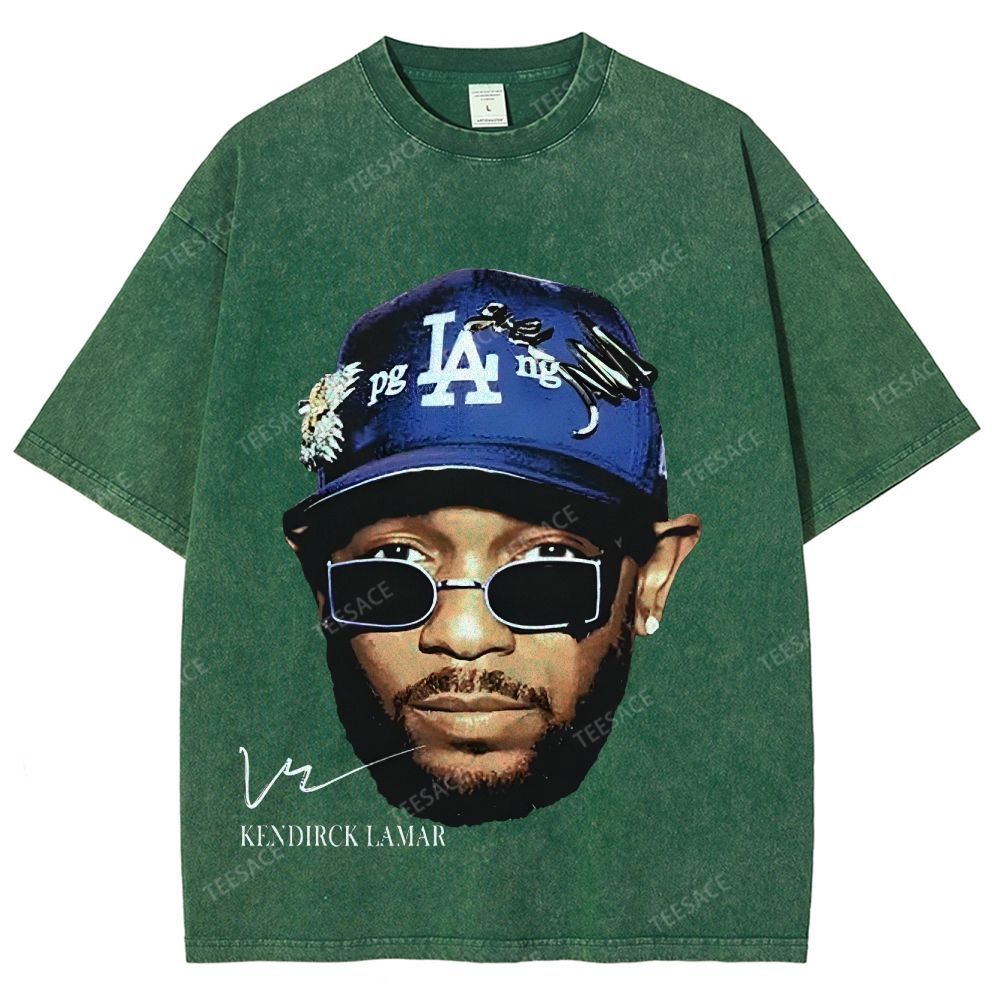 Unisex-Adult Ultra Cotton Washed T-Shirt Graphic  KENDRICK LAMAR- IT'S JUST BIG ME V2 TEE