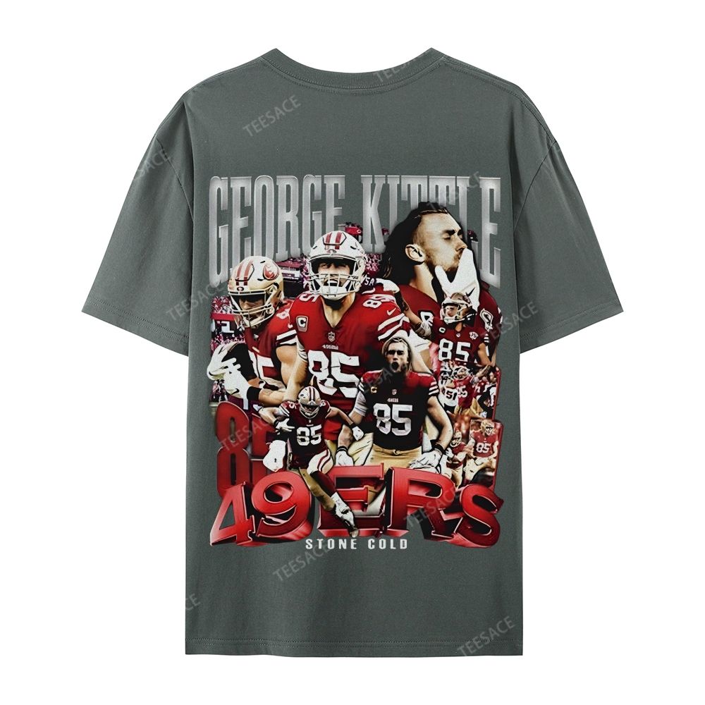 GEORGE-KITTLE-Tee Casual Short Sleeve T-Shirt 