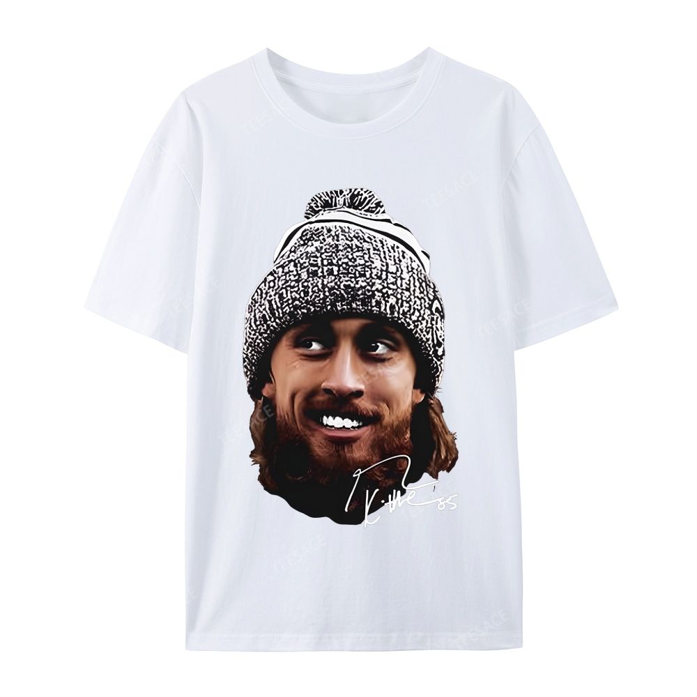 GEORGE-KITTLE-Tee Casual Short Sleeve T-Shirt 