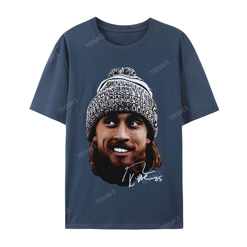 GEORGE-KITTLE-Tee Casual Short Sleeve T-Shirt 
