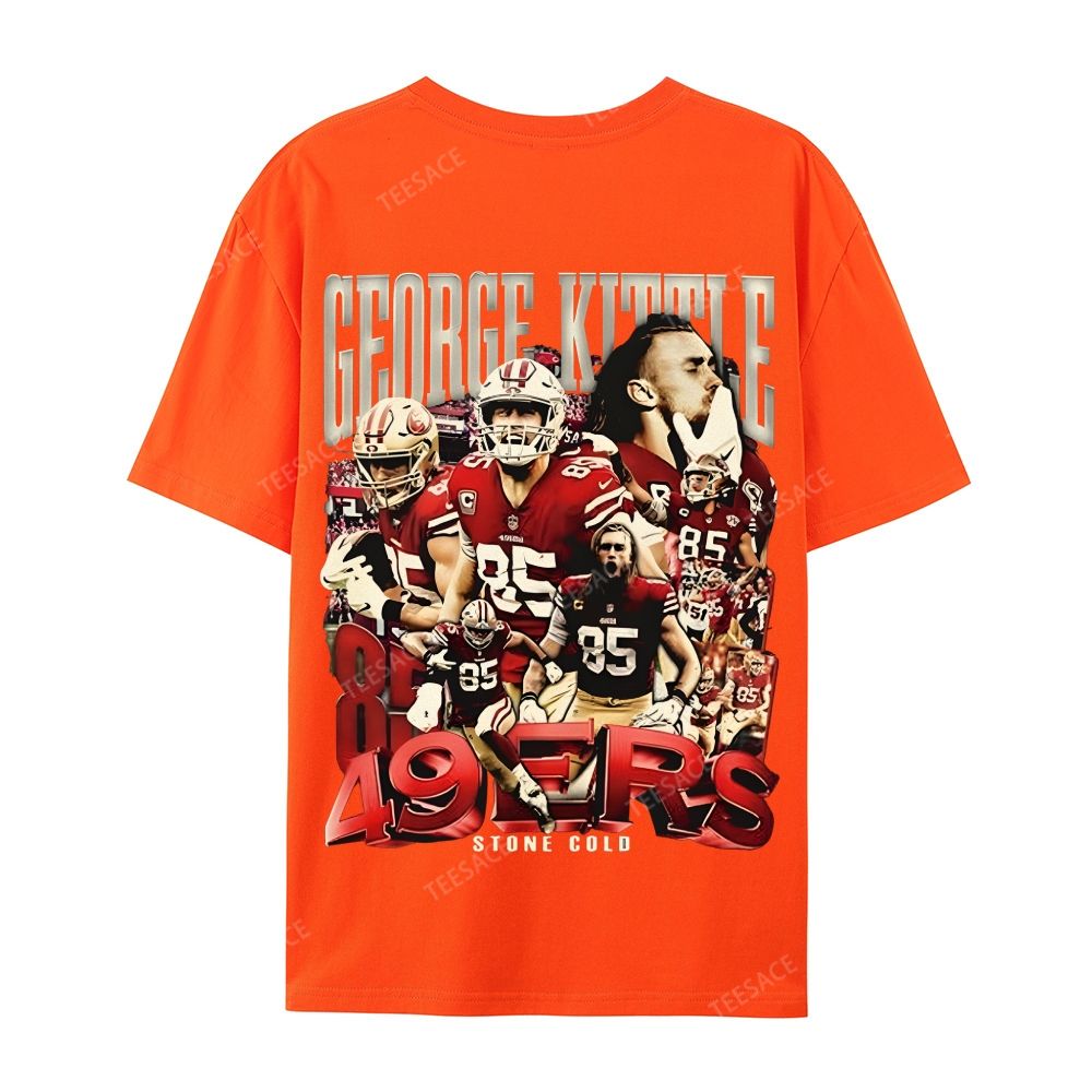 GEORGE-KITTLE-Tee Casual Short Sleeve T-Shirt 