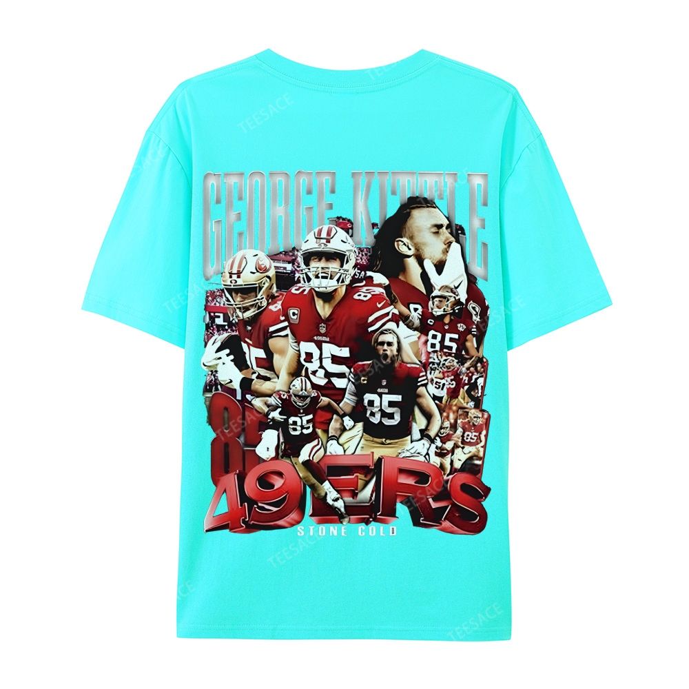 GEORGE-KITTLE-Tee Casual Short Sleeve T-Shirt 
