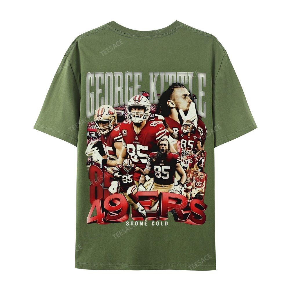 GEORGE-KITTLE-Tee Casual Short Sleeve T-Shirt 