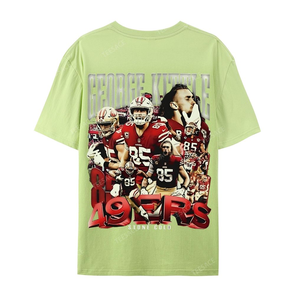 GEORGE-KITTLE-Tee Casual Short Sleeve T-Shirt 
