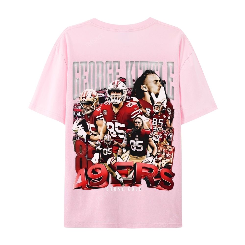 GEORGE-KITTLE-Tee Casual Short Sleeve T-Shirt 