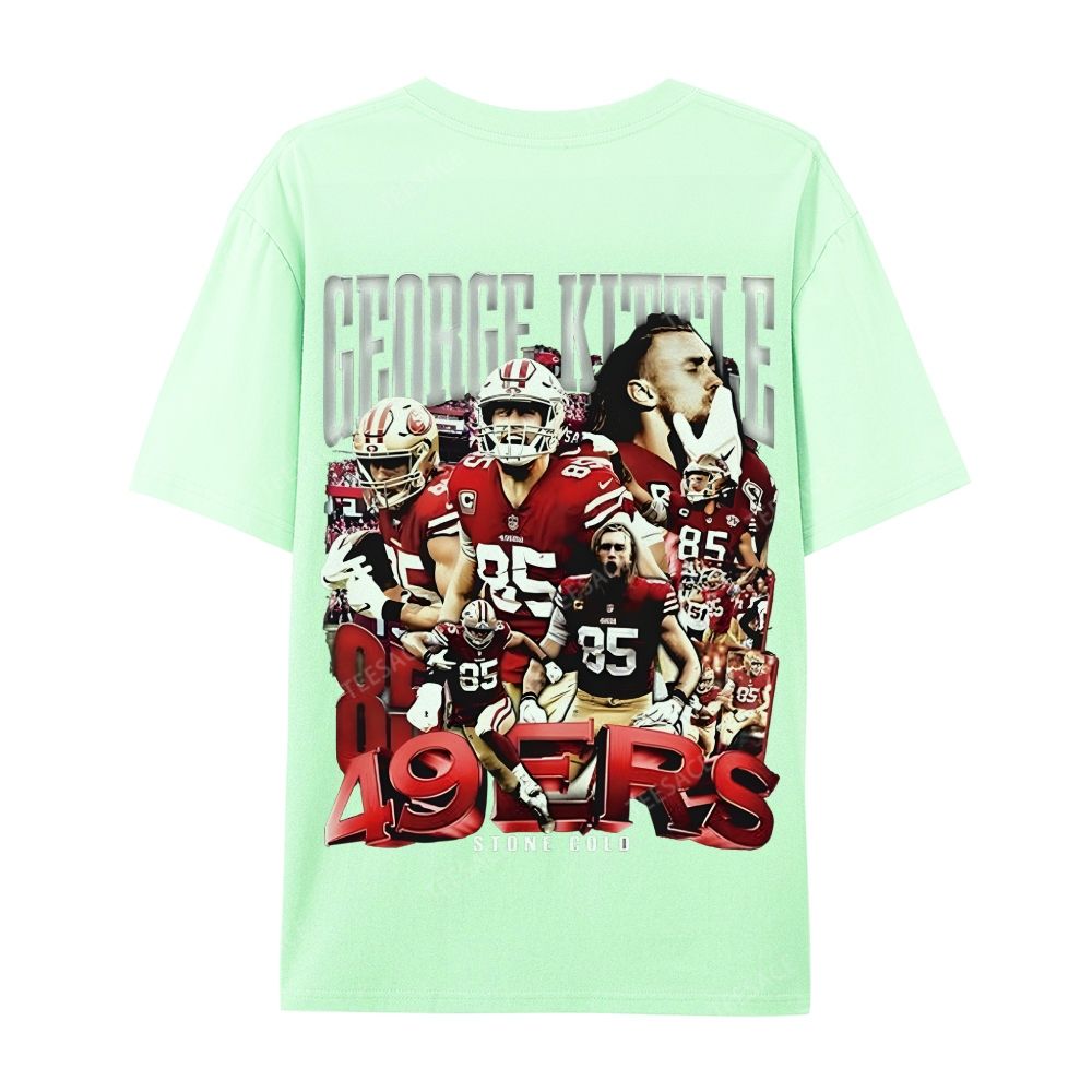 GEORGE-KITTLE-Tee Casual Short Sleeve T-Shirt 