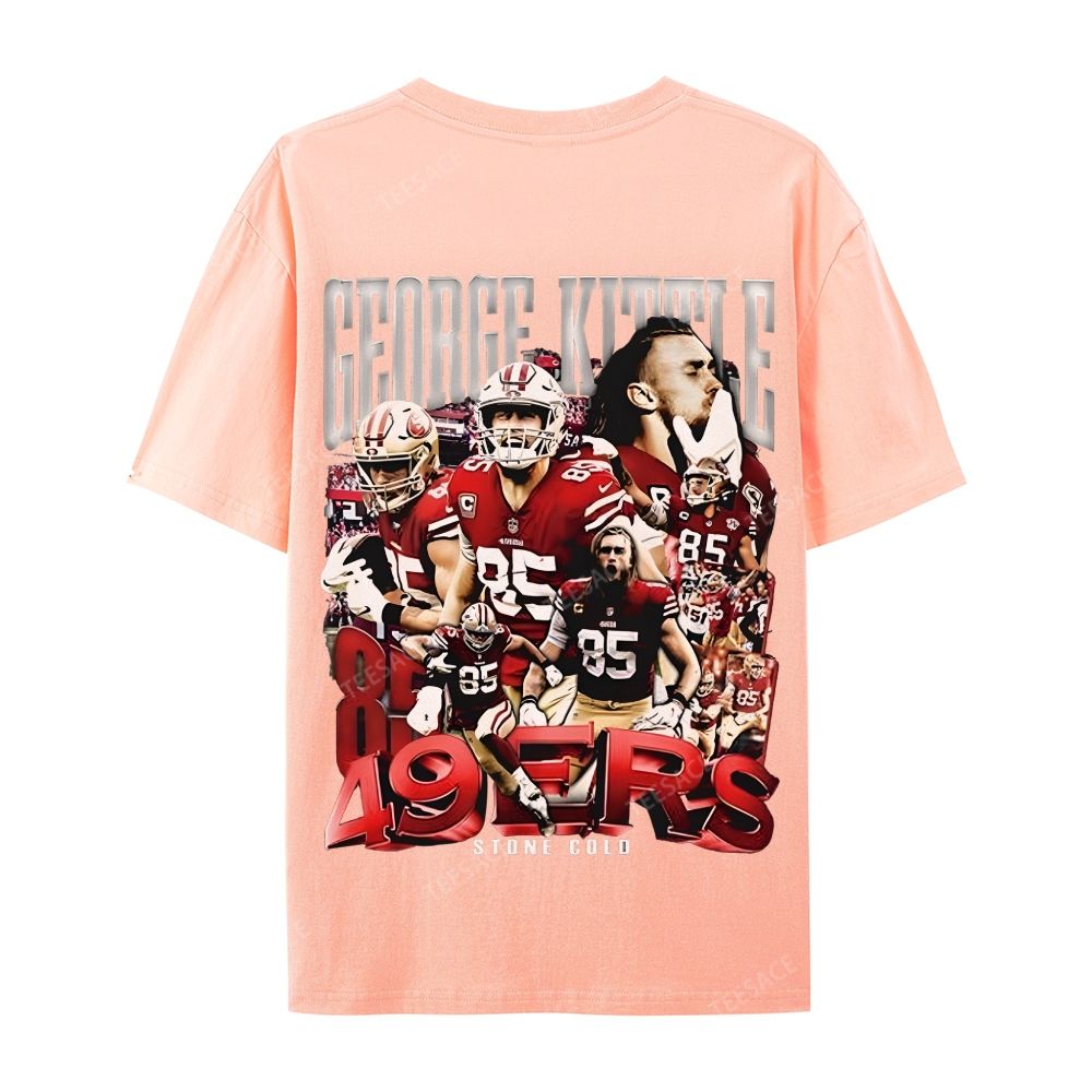 GEORGE-KITTLE-Tee Casual Short Sleeve T-Shirt 