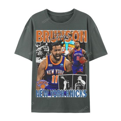 Jalen Brunson Tee Casual Short Sleeve T-Shirt  