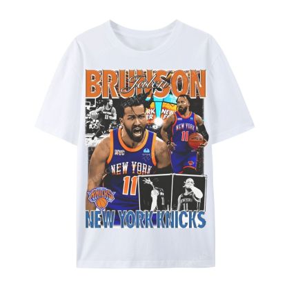 Jalen Brunson Tee Casual Short Sleeve T-Shirt  