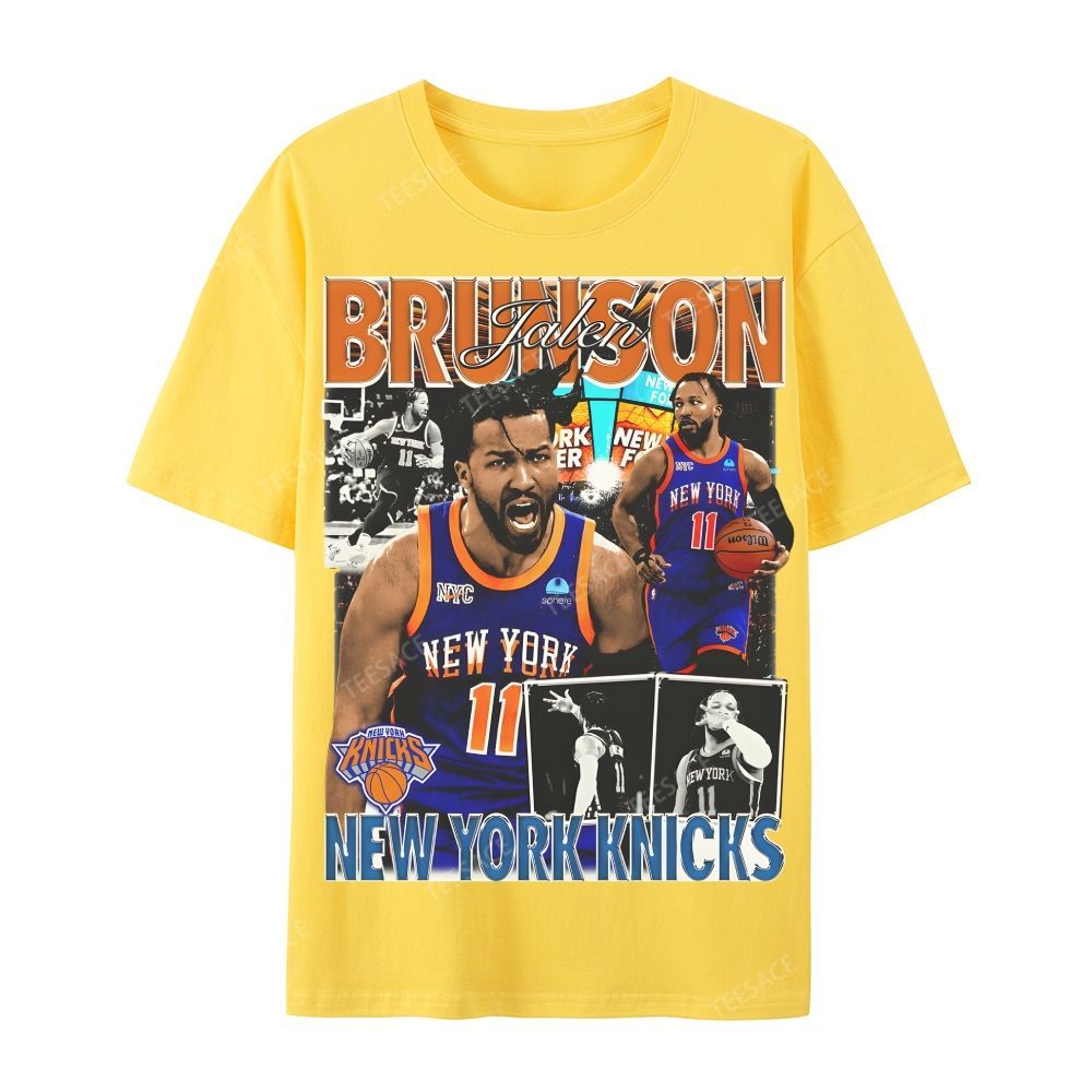 Jalen Brunson Tee Casual Short Sleeve T-Shirt  