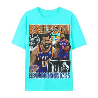 Jalen Brunson Tee Casual Short Sleeve T-Shirt  