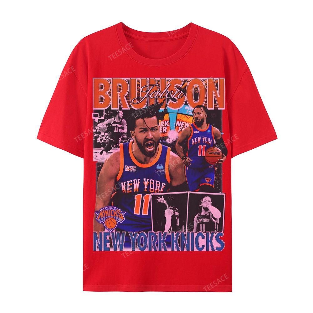 Jalen Brunson Tee Casual Short Sleeve T-Shirt  