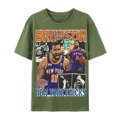 Jalen Brunson Tee Casual Short Sleeve T-Shirt  